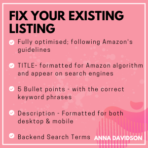 Fix your existing Listing